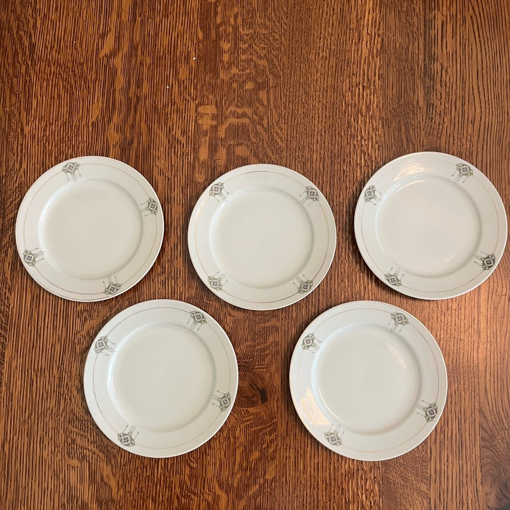 Vintage Nagoya NAG8 Bread Plates N. & Co. Nippon 6 1/8 inch